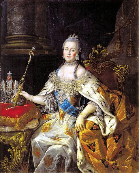 Aleksey Antropov Portrait of Catherine II, Oil, Canvass, Tver Art Gallery France oil painting art